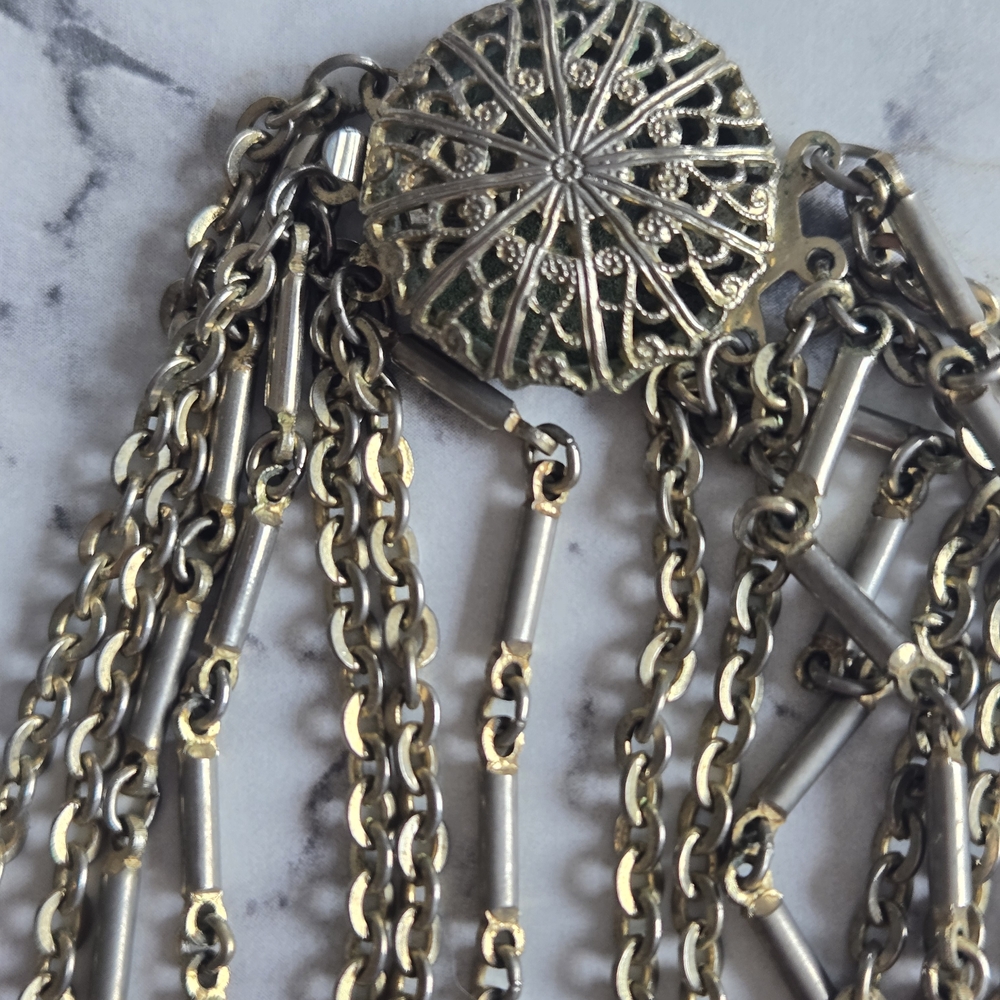 Elegant Gold Multi-Strand Necklace Kramar